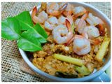 ข้าวผัดต้มยำกุ้ง (คลีน)