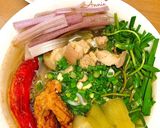 Hình bước làm 4 của món Bún mắm