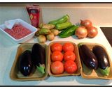 Foto del paso 1 de la receta: Musaka de verduras y carne (con patatas)