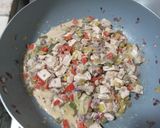Foto del paso 6 de la receta: Torta de Puerros, Pollo y harina integral