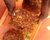 A picture of step 10 of Plantain lamingtons.