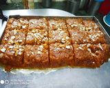 A picture of step 5 of Aval (flattened rice)burfi.