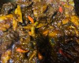 Foto langkah ke 5 dari resep Jeroan Kambing Masak Gambrat ala Madura.