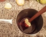 Une image de l'étape 3 de Poire pochée betterave chocolat noir.