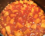 A picture of step 3 of Sweet Potato & Chickpea Curry -Vegan.