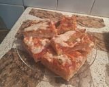 Foto del paso 8 de la receta: Pizza batida con salsa blanca y morrón salteados
