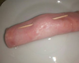 Foto del paso 4 de la receta: Espárragos blancos rebozados con jamón y queso