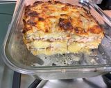 Une image de l'étape 22 de Gratin de Pommes de Terre aux Poireaux et Saumon.