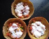 A picture of step 10 of Healthy Katori Chaat.