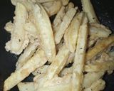 A picture of step 2 of Honey Chilli Potatoes.