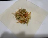 A picture of step 5 of Veggie Tofu Lumpia.