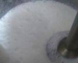A picture of step 3 of Fresco style Dahi barray.