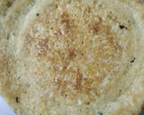A picture of step 3 of Chana Dal Chilla.