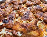 صورة لخطوة 4 من وصفة دجاج بالبطاطا بالفرن 😋