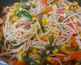 A picture of step 6 of ✨🧨🎁Schzwan Millet Noodle Medley For Children 's Diwali Party🎁🎫♟🎲.
