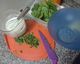 Foto del paso 1 de la receta: Flan de espinaca y zanahoria