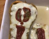 Une image de l'étape 8 de Courge butternut « scream » Halloween farci champignons pesto mozzarella et tomate.