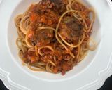 Foto langkah ke 5 dari resep Spaghetti meatball with homemade bolognese sauce.