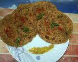 Spicy onion and tomato paratha recipe step 7 photo