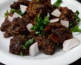 A picture of step 9 of Goat spleen roast.