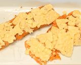 Cheddar sajtos lazac gombával és lilahagymával - LC recept fázis 1 fotója