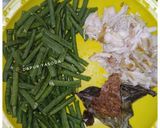 Foto langkah ke 1 dari resep Oseng Kacang Panjang Tahu Ayam.