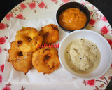 A picture of step 5 of Instant Crispy Rava Vada.