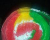Foto langkah ke 6 dari resep Bolu gulung rainbow.