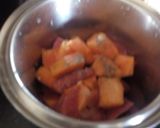 A picture of step 2 of Watermelon papaya smoothie.