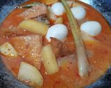 Foto langkah ke 3 dari resep Semur Telur Tahu Kentang.