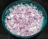 A picture of step 1 of Ragi rotti.