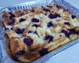 A picture of step 2 of Berry Bread Pudding.