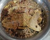 A picture of step 3 of Beef pulao with methi ark -e- gulaab😋.