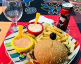 A picture of step 12 of Chicken buffalo burger meal.