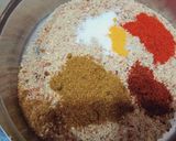 A picture of step 2 of Bharli Vangi/Bharwa Baingan.