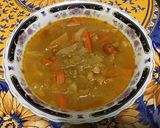 Une image de l'étape 19 de Soupe de navets, carottes, poireau et tomates aux épices tajine.