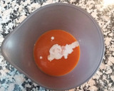 Foto del paso 2 de la receta: Bacalao ahumado con espuma de salmorejo y cerezas de sandía