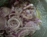 A picture of step 1 of Khara Masala Gosht 🐐.