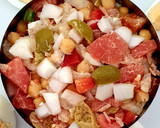 Foto del paso 3 de la receta: Empedrat de cigrons/ Empedrado de garbanzos