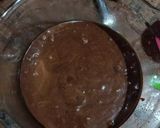 A picture of step 4 of Chocolate cake (without eggs).