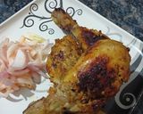 A picture of step 4 of Tandoori tawa chicken.