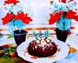 A picture of step 4 of Delicious tasty spongy Chocolate cake.