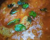 A picture of step 8 of Punjabi chawla/ lobia masala curry.
