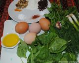 A picture of step 18 of Persian frittata with herbs (Kookoo Sabzi).