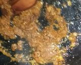 A picture of step 4 of Achari Tawa bhindi.