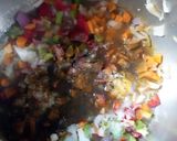 A picture of step 2 of Stir fry couscous.
