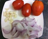 A picture of step 2 of Dhaba Style Paneer Masala.