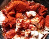 A picture of step 4 of Chicken Changezi.