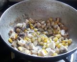 A picture of step 2 of Bread cheese katori.