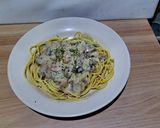 Foto langkah ke 5 dari resep Spaghetti with Mushroom Sauce.